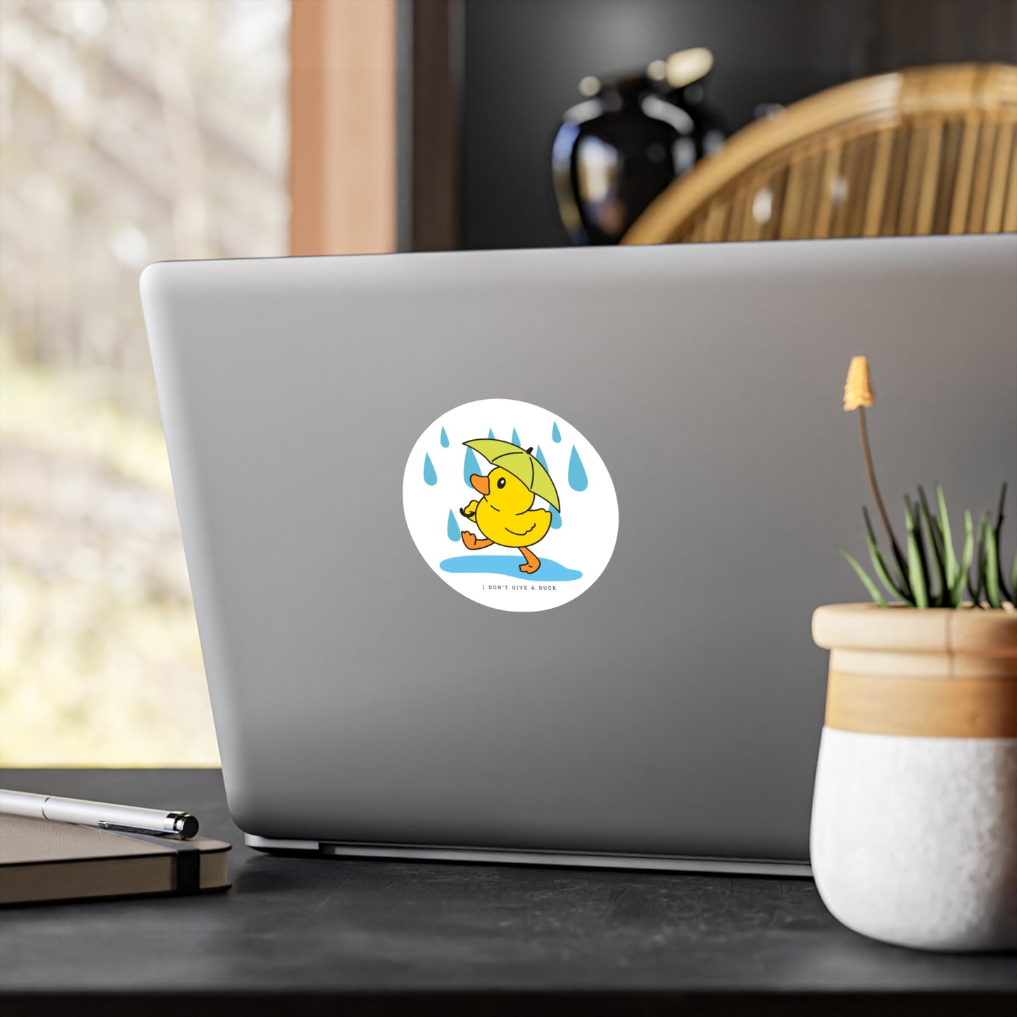 Don't give a Duck Die-cut Stickers EU