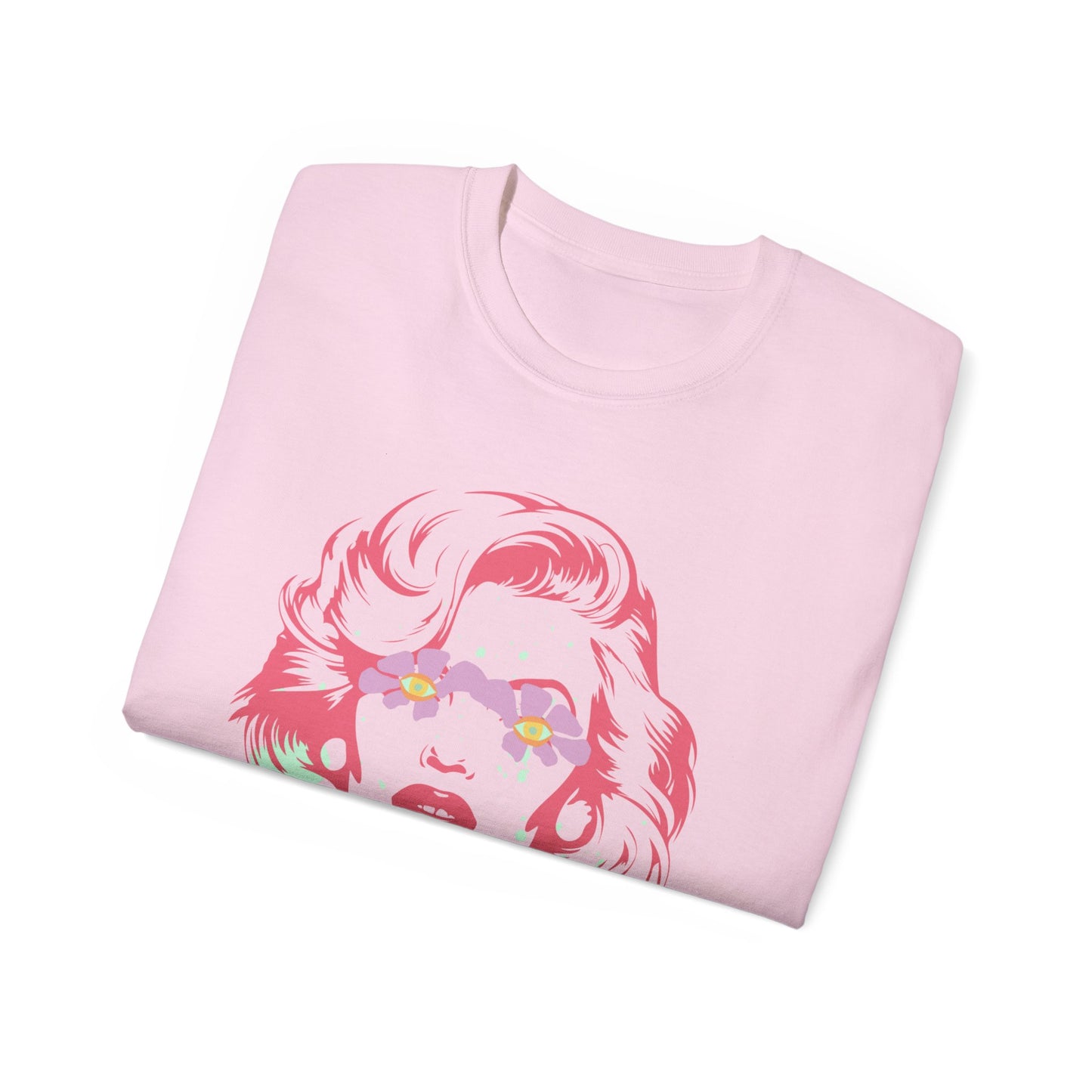 Camiseta unisex de algodón ultra fino con estampado de grafiti de Norma