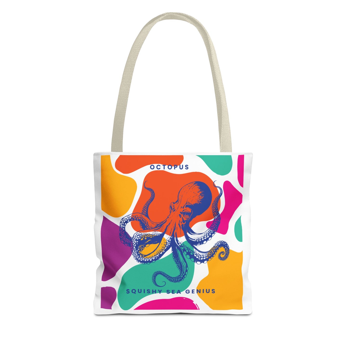 Squishy Sea Genius Octopus Tote Bag