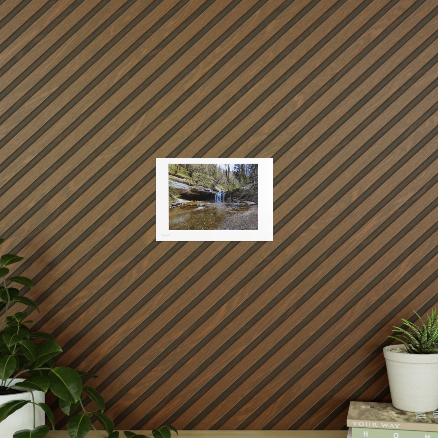 Cascade Matte Photograph Horizontal Posters EU