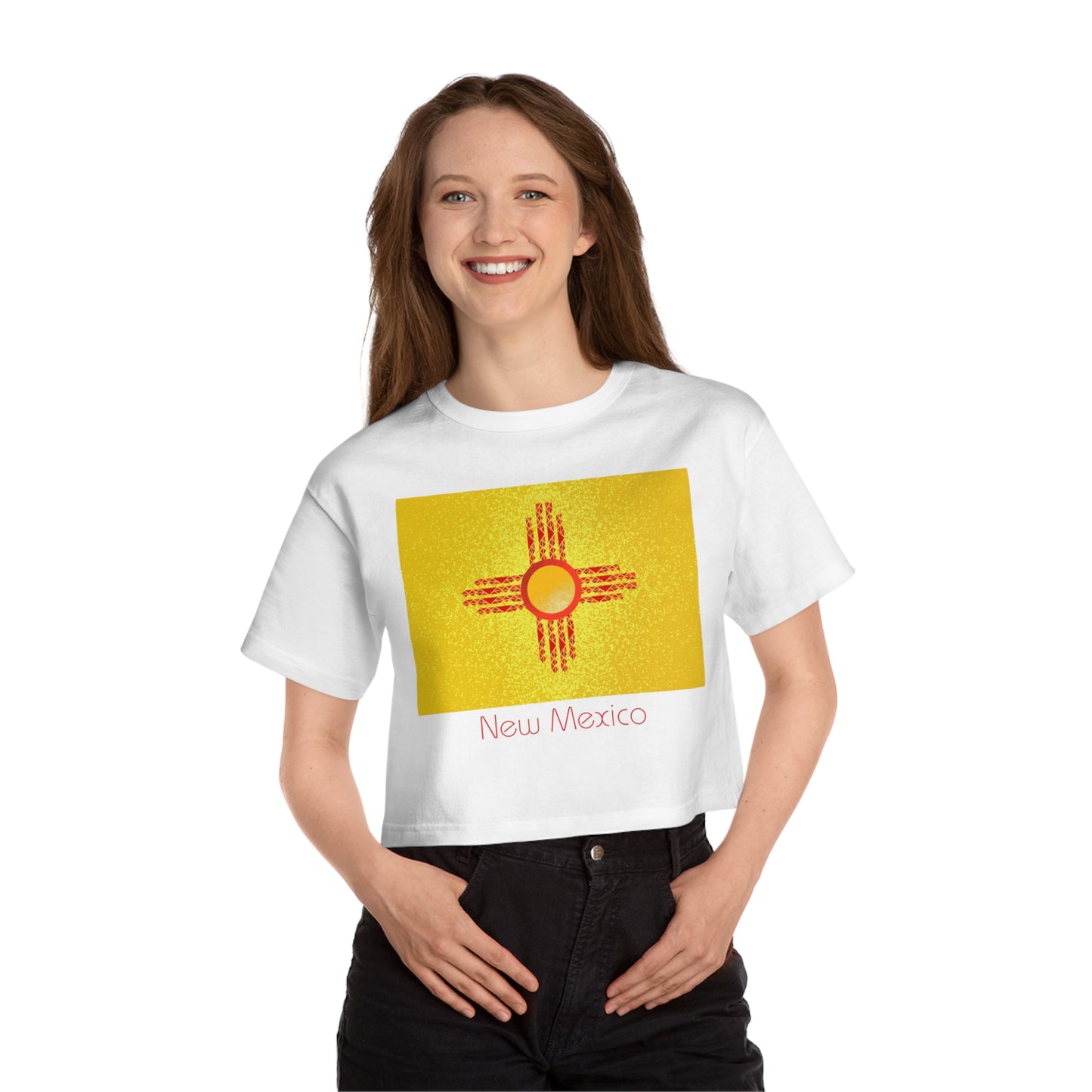 Modern New Mexico Champion Women's Heritage Cropped T-Shirt