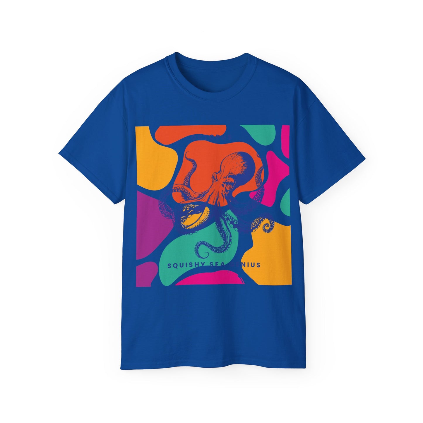 Squishy Sea Genius Octopus Unisex Ultra Cotton Tee