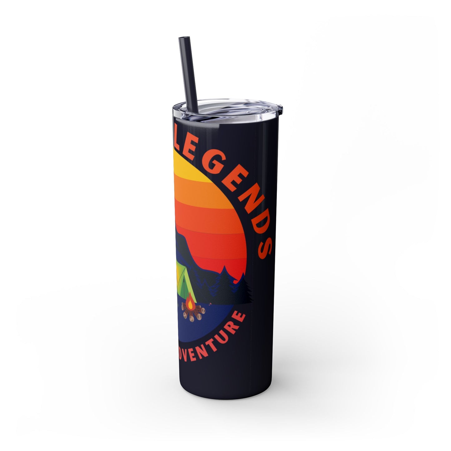 Bigfoot Adventure: Chasing Legends Skinny Tumbler with Straw, 20oz