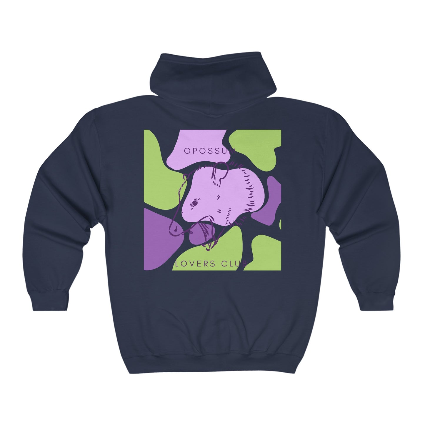 Opossum Lovers Club Unisex Heavy Blend™ Full Zip Hooded Sweatshirt