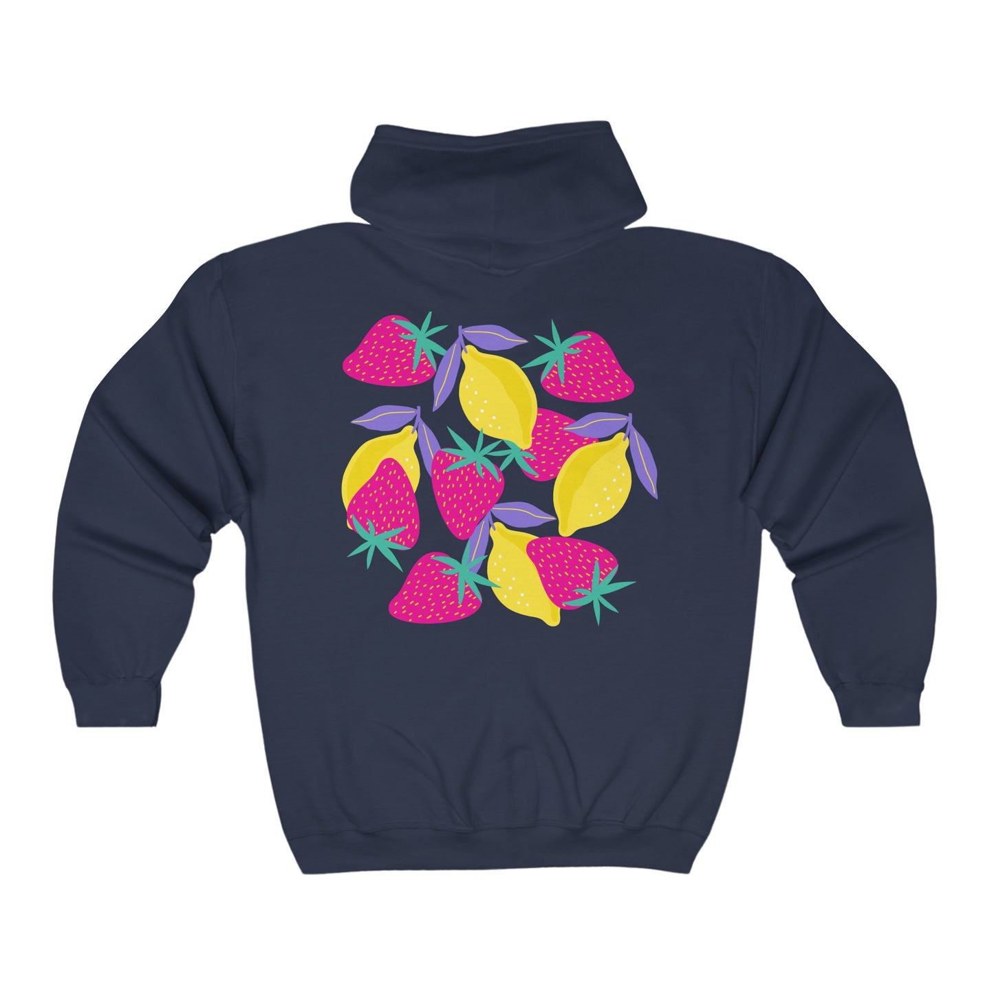 Lemons & Strawberries Unisex Heavy Blend™ Full Zip Hooded Sweatshirt