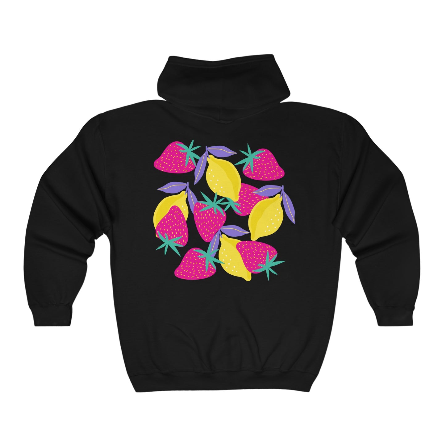 Lemons & Strawberries Unisex Heavy Blend™ Full Zip Hooded Sweatshirt