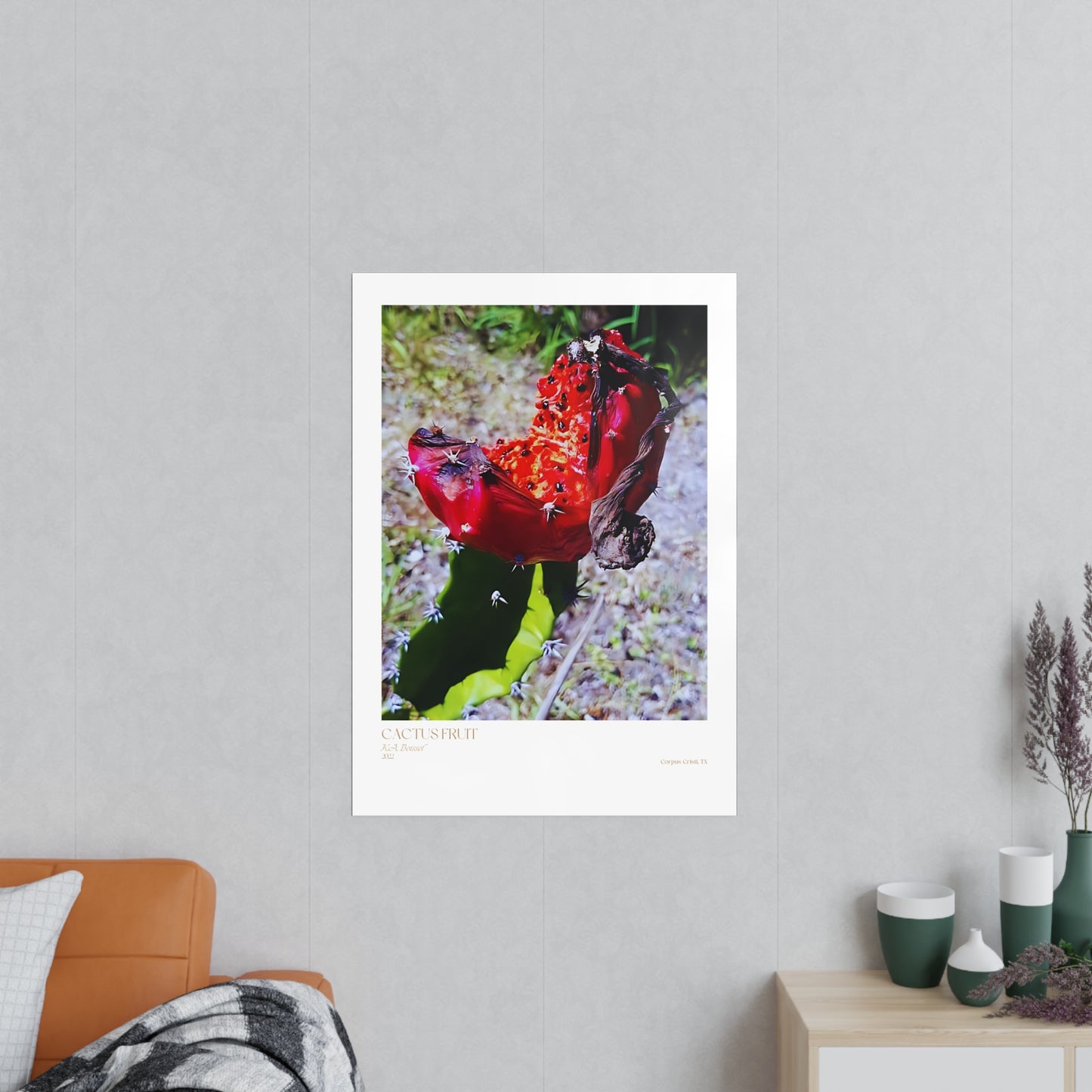 Cactus Fruit Photograph Vertical Posters EU