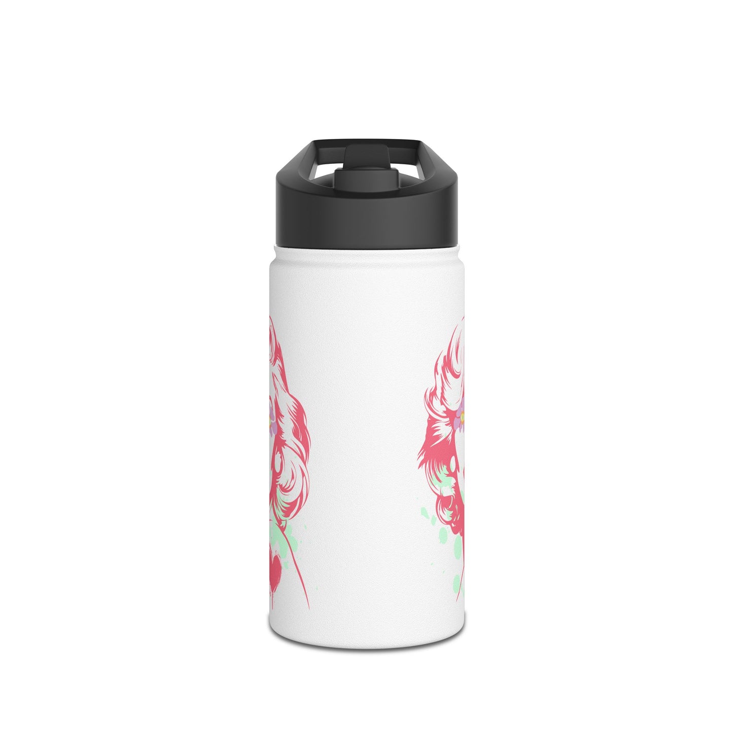 Norma Graffiti  Stainless Steel Water Bottle, Standard Lid