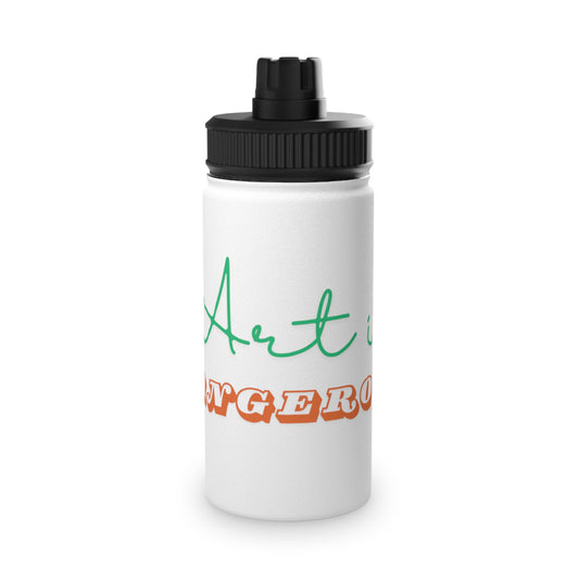 Make Art Steel Water Bottle, Standard Lid EU