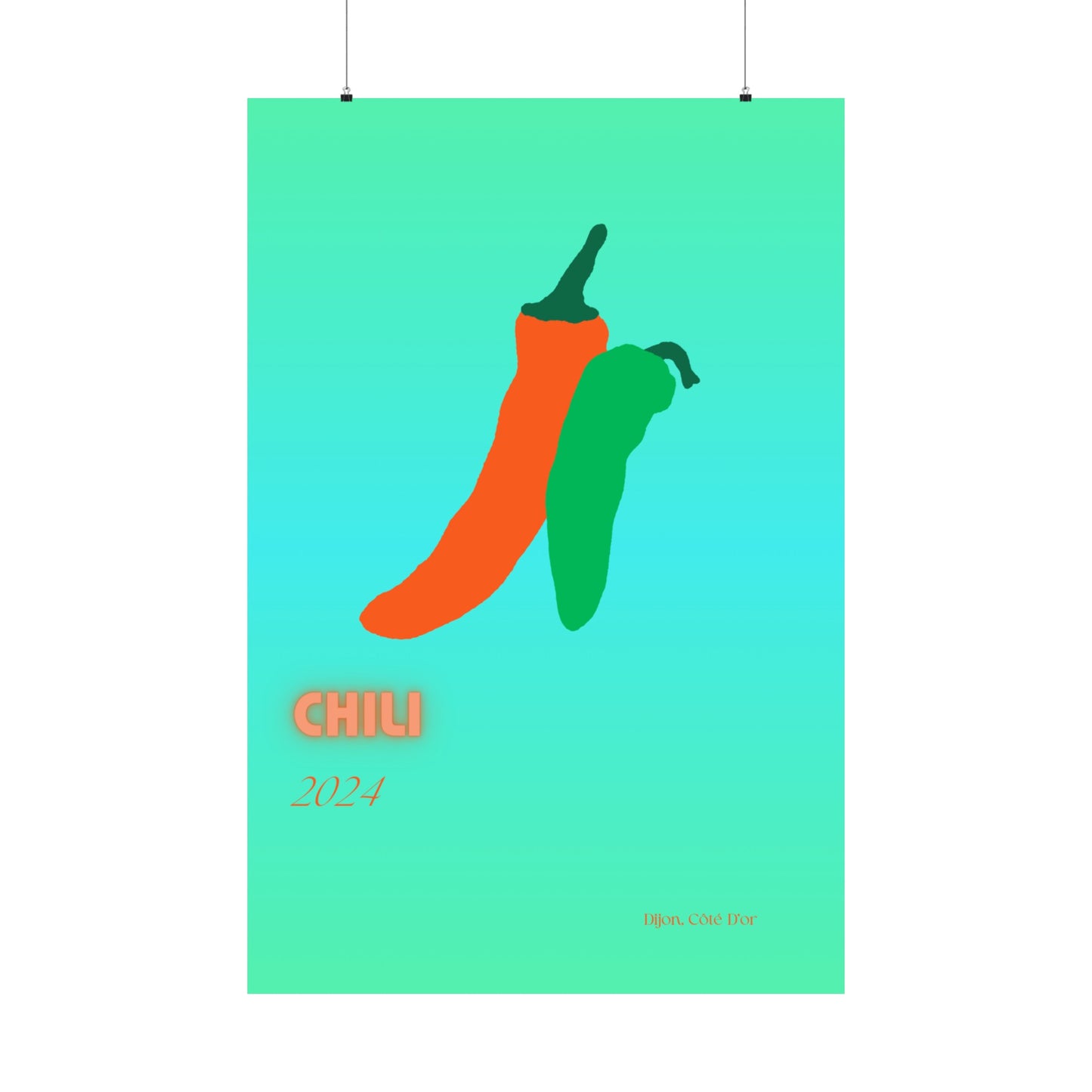 Chili Vertical Posters