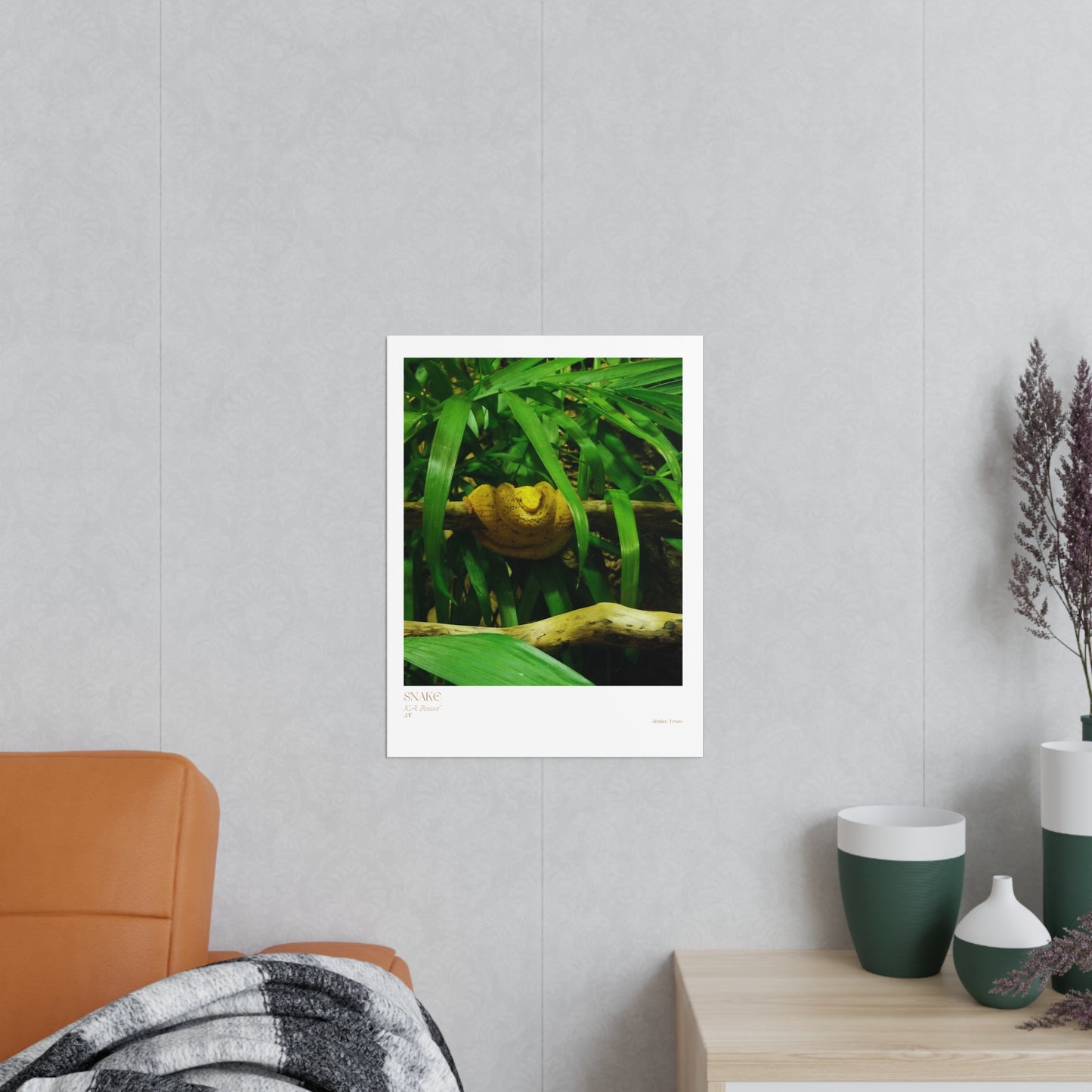 Snake Photograph Vertical Posters EU