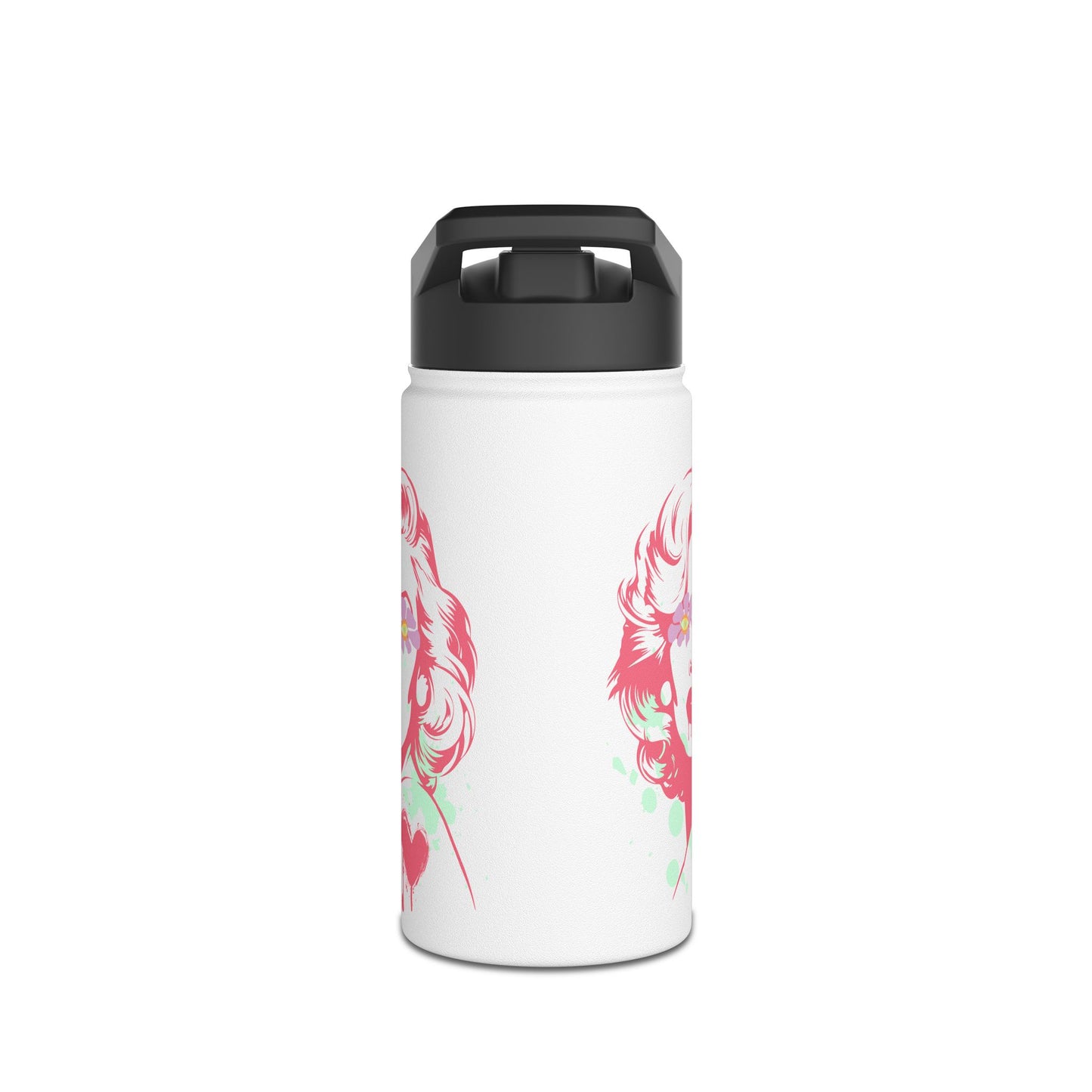 Norma Graffiti  Stainless Steel Water Bottle, Standard Lid