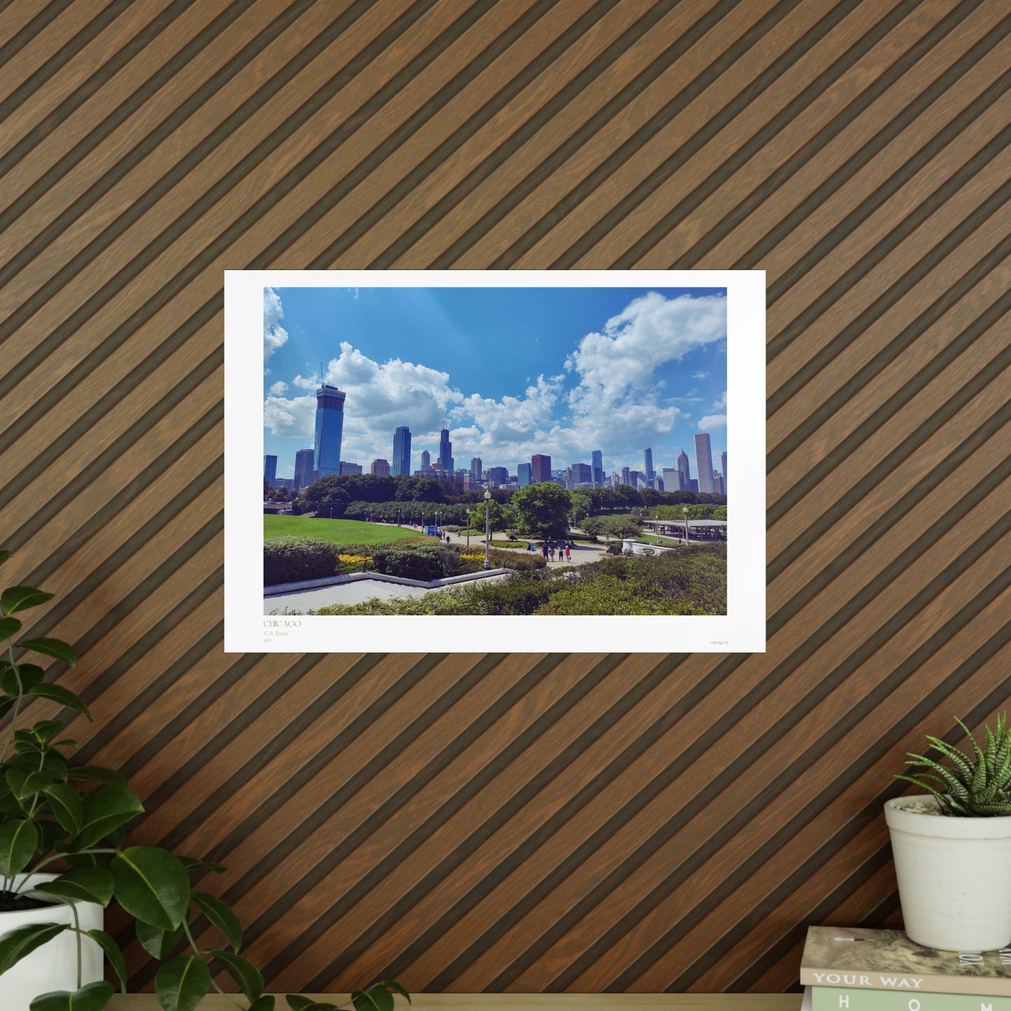 Chicago Matte Photograph Horizontal Posters EU