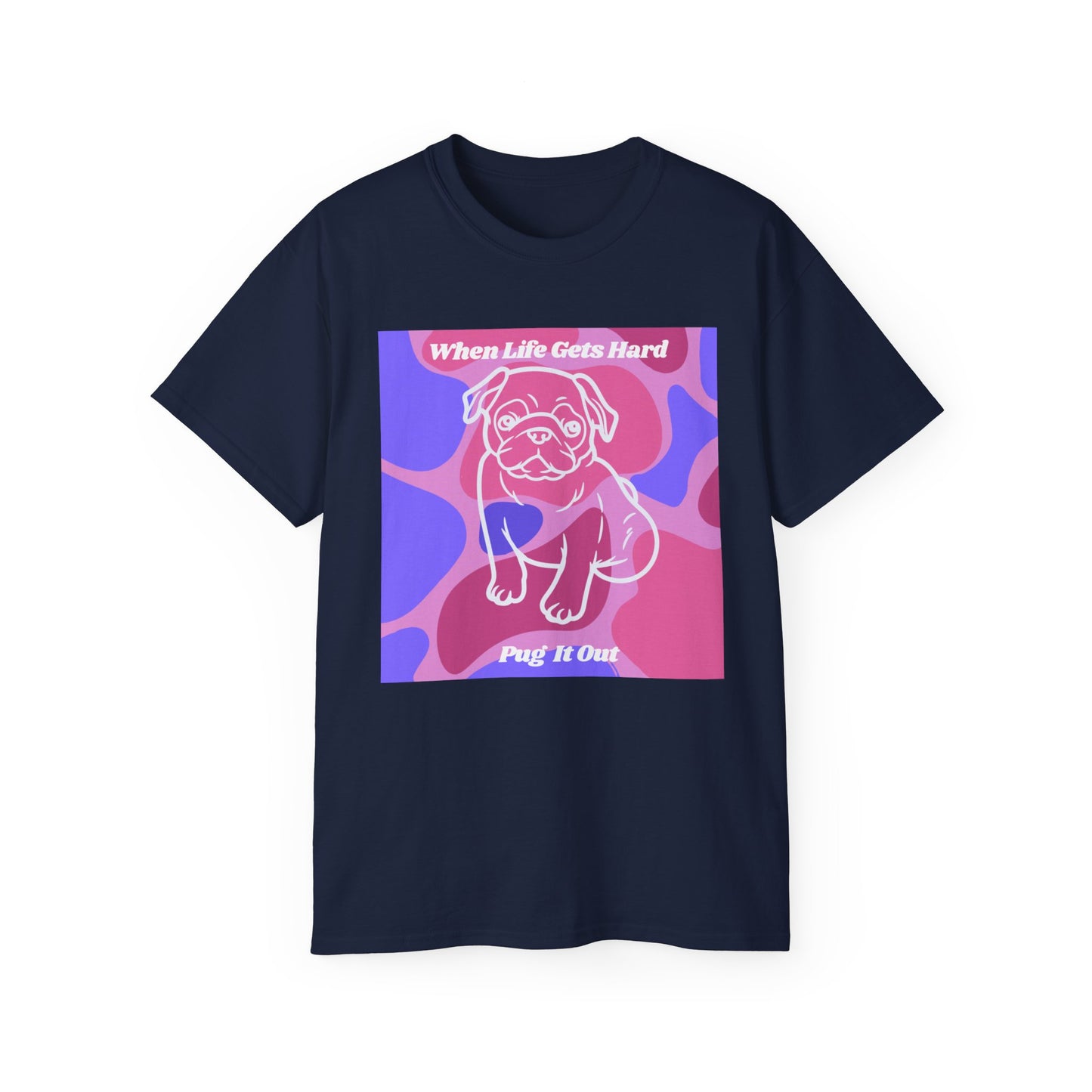 Charming Pug Unisex Ultra Cotton Tee