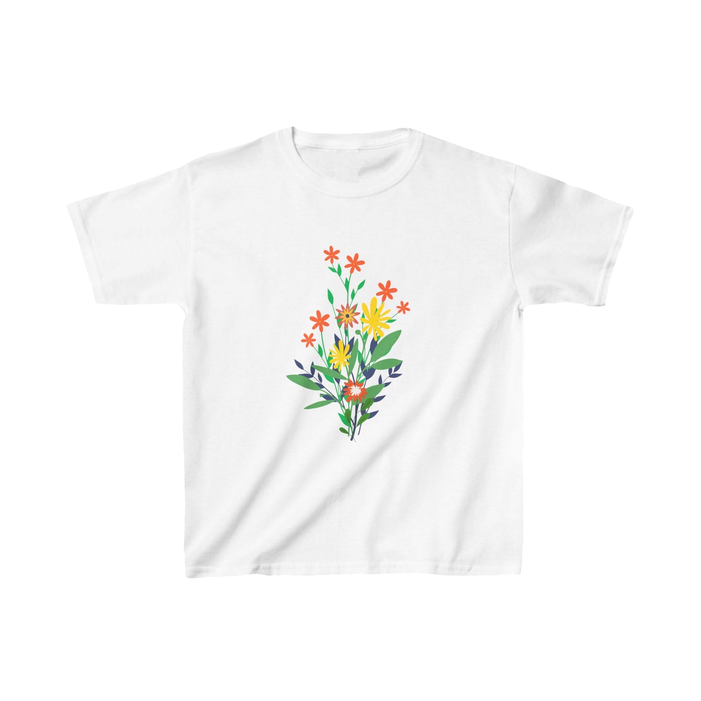 Summer Flowers Kids Heavy Cotton™ Tee EU