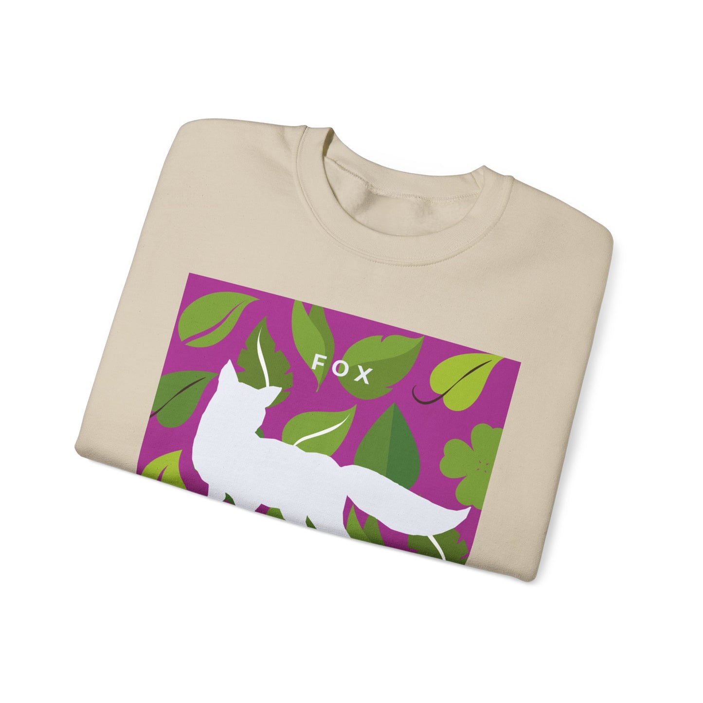 Sudadera unisex de cuello redondo y mezcla pesada Fox Lovers Club 