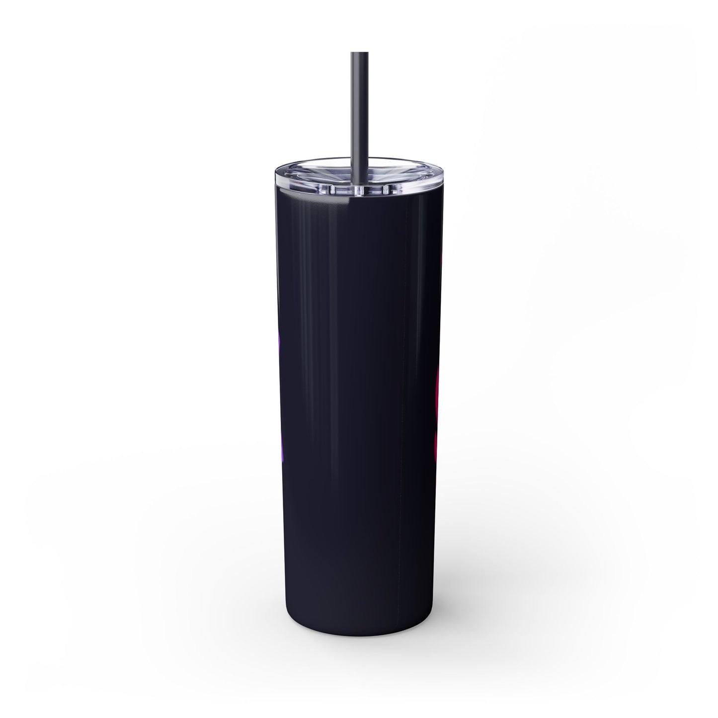 Delulu is My Baseline Tumbler with Straw, 20oz