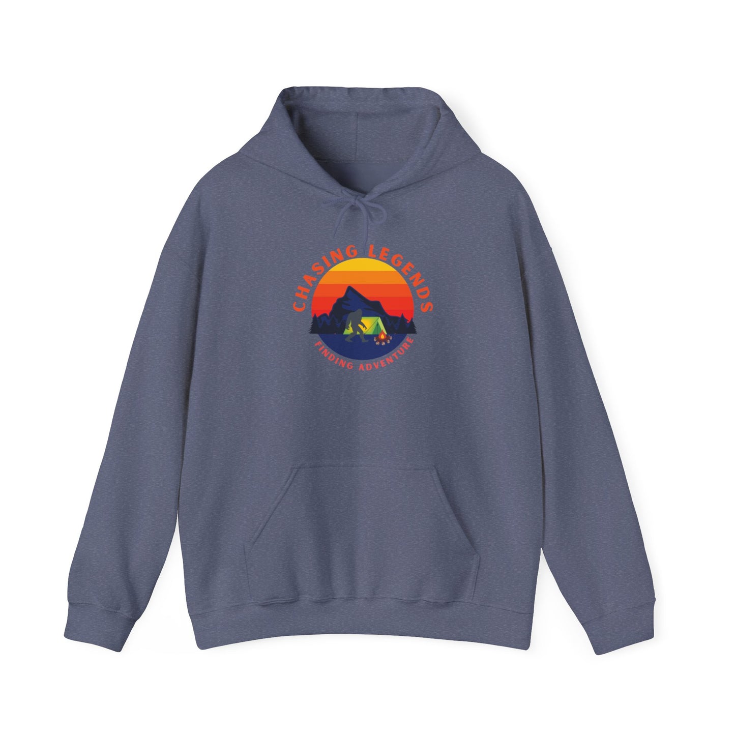 Sudadera con capucha unisex de mezcla pesada Bigfoot Adventure: Chasing Legends