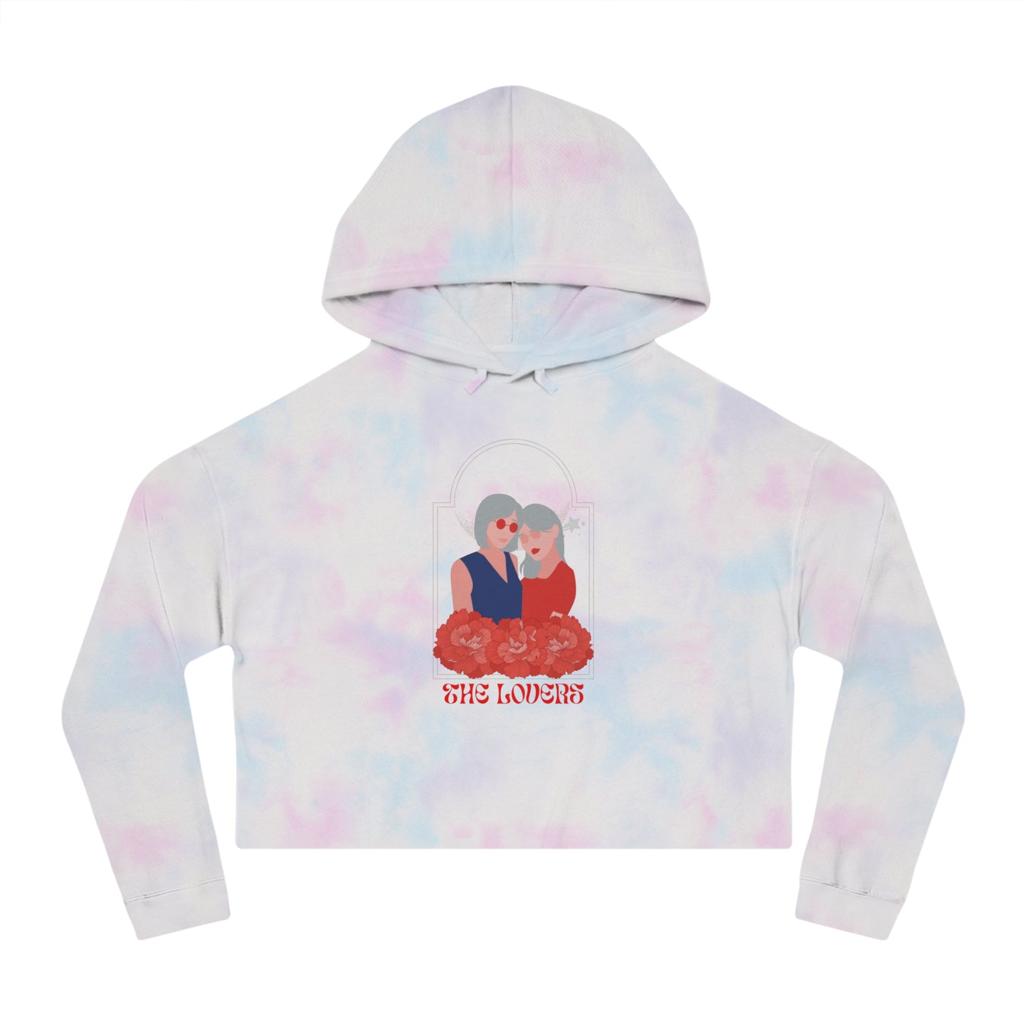 The Lovers Women’s Cropped Hooded Sweatshirt