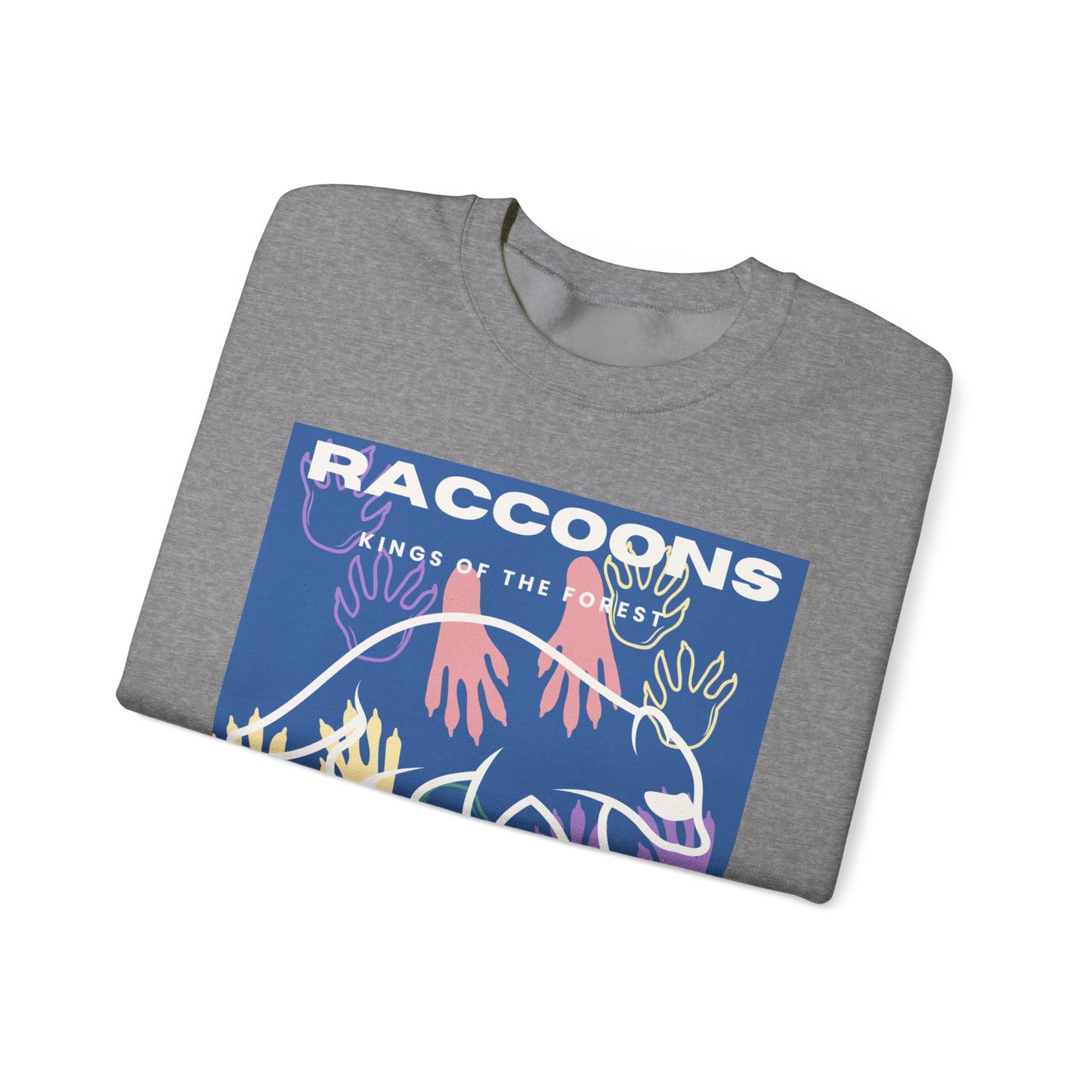 Kings of City Forest Raccoons Unisex Heavy Blend™ Crewneck Sweatshirt