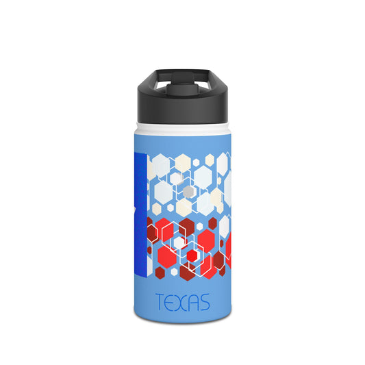 Modern Texas Stainless Steel Water Bottle, Standard Lid