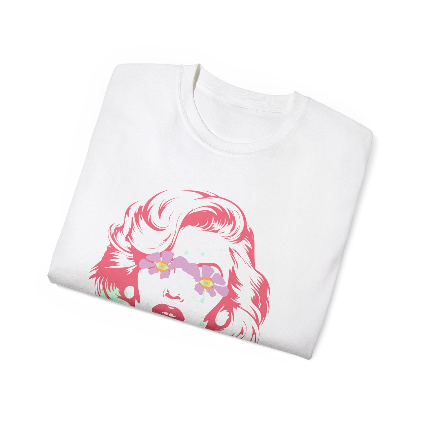 Camiseta unisex de algodón ultra fino con estampado de grafiti de Norma