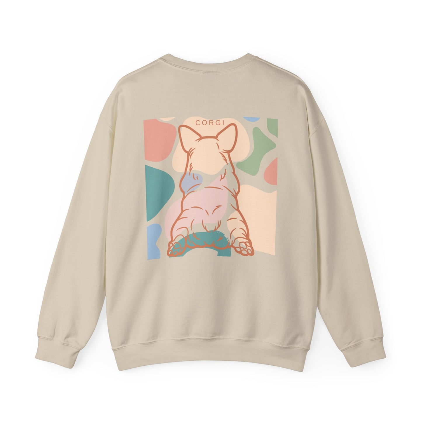 Cute Corgi Unisex Heavy Blend™ Crewneck Sweatshirt Two Sided