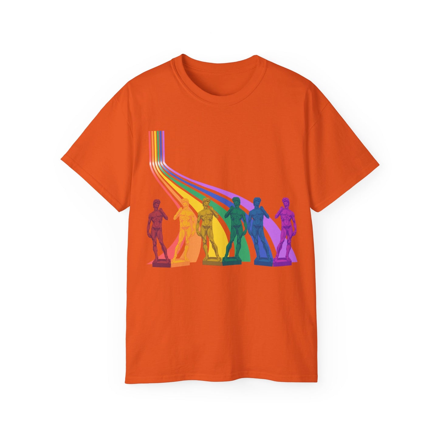 Camiseta unisex de algodón ultra fino Davey Pride de la UE