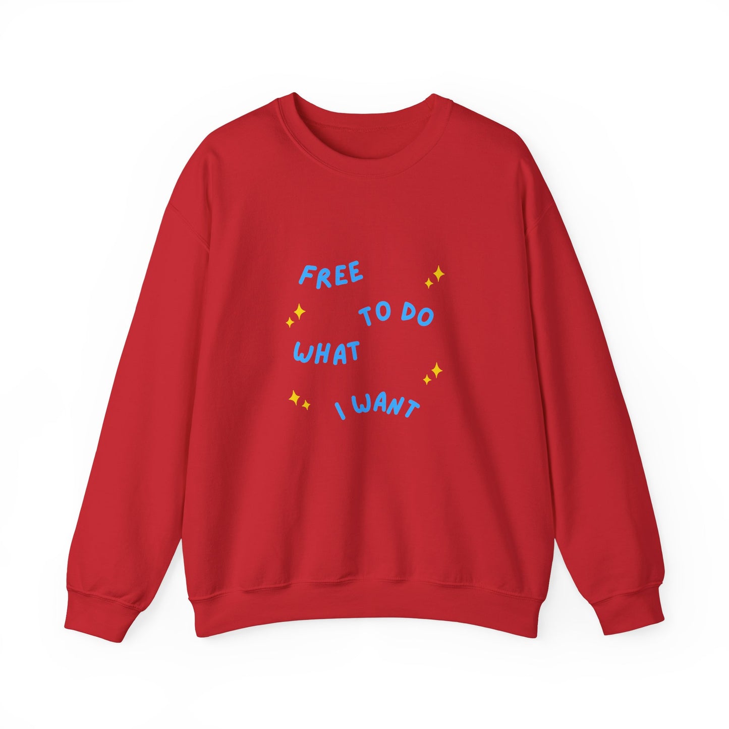 Free To Do What I Want Unisex Heavy Blend™ Crewneck Sweatshirt