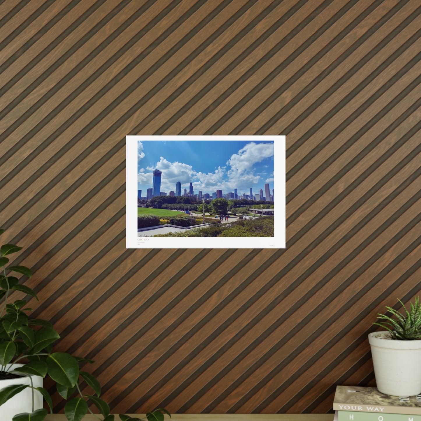 Chicago Matte Photograph Horizontal Posters EU