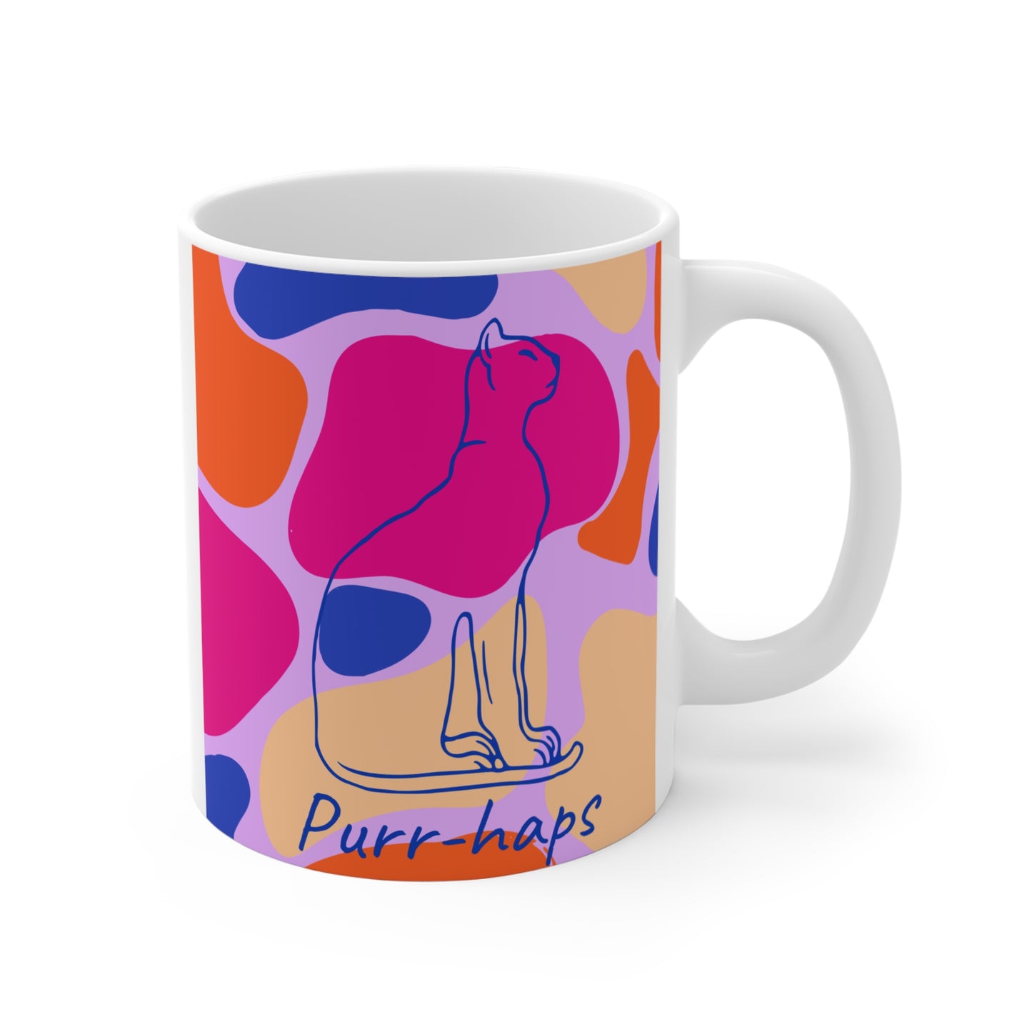 Purr-haps Cat Mug 11oz