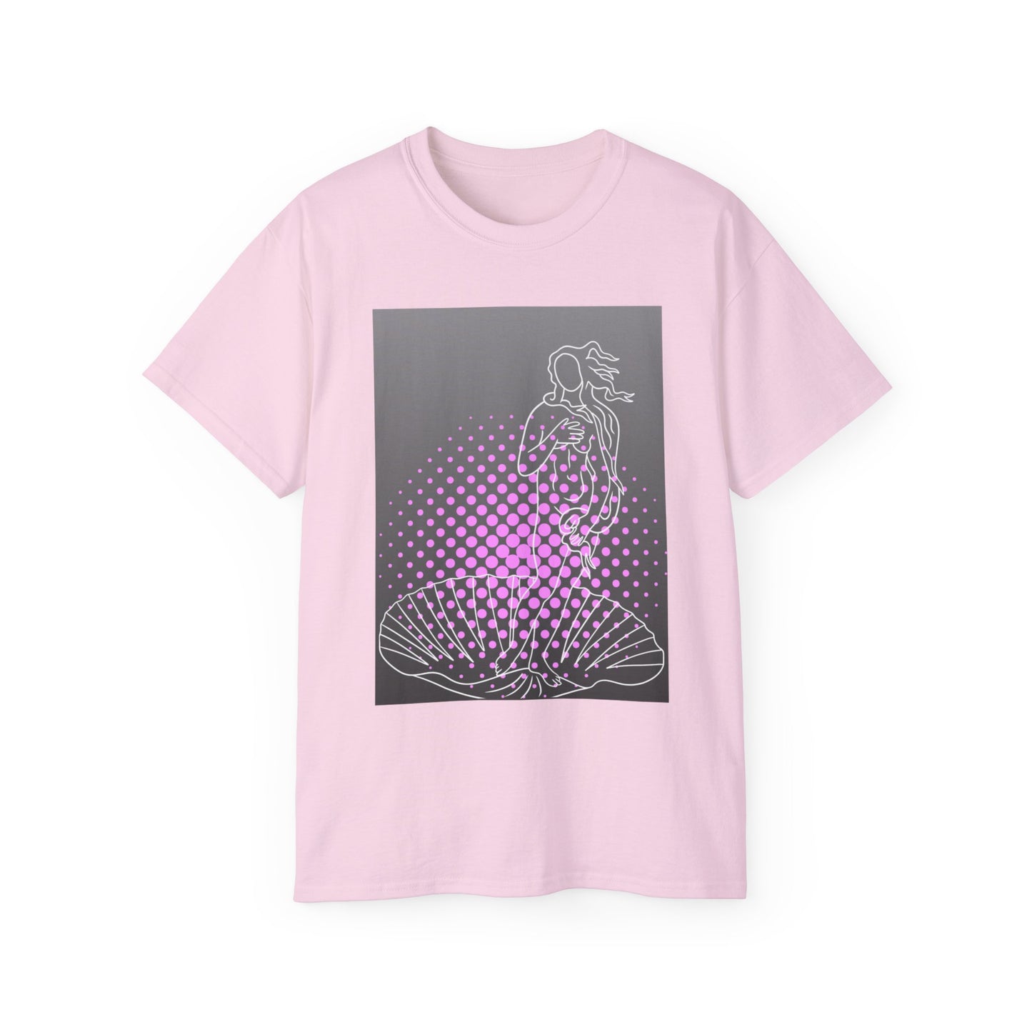 Camiseta unisex de algodón ultra fino Venus in Dots