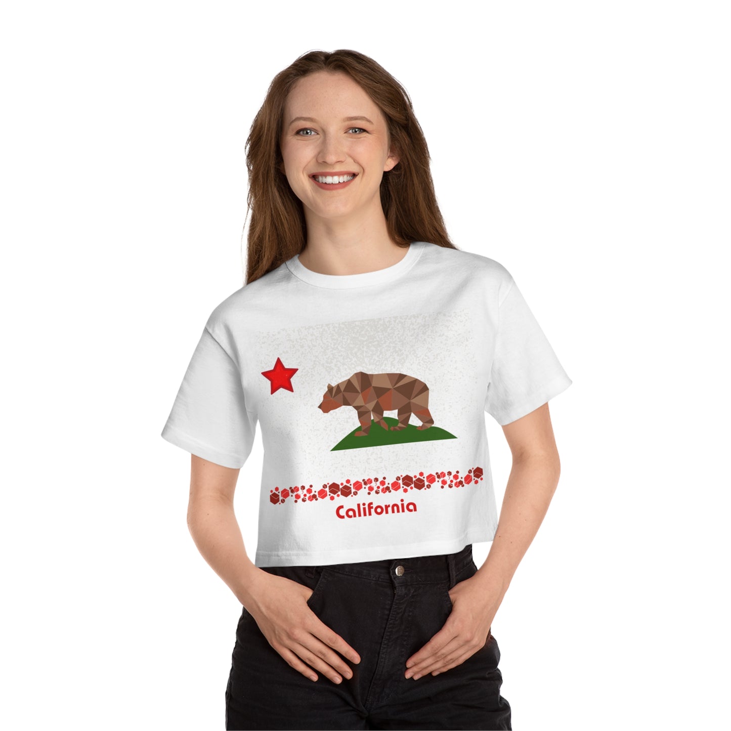 Modern California Champion Women's Heritage Cropped T-Shirt