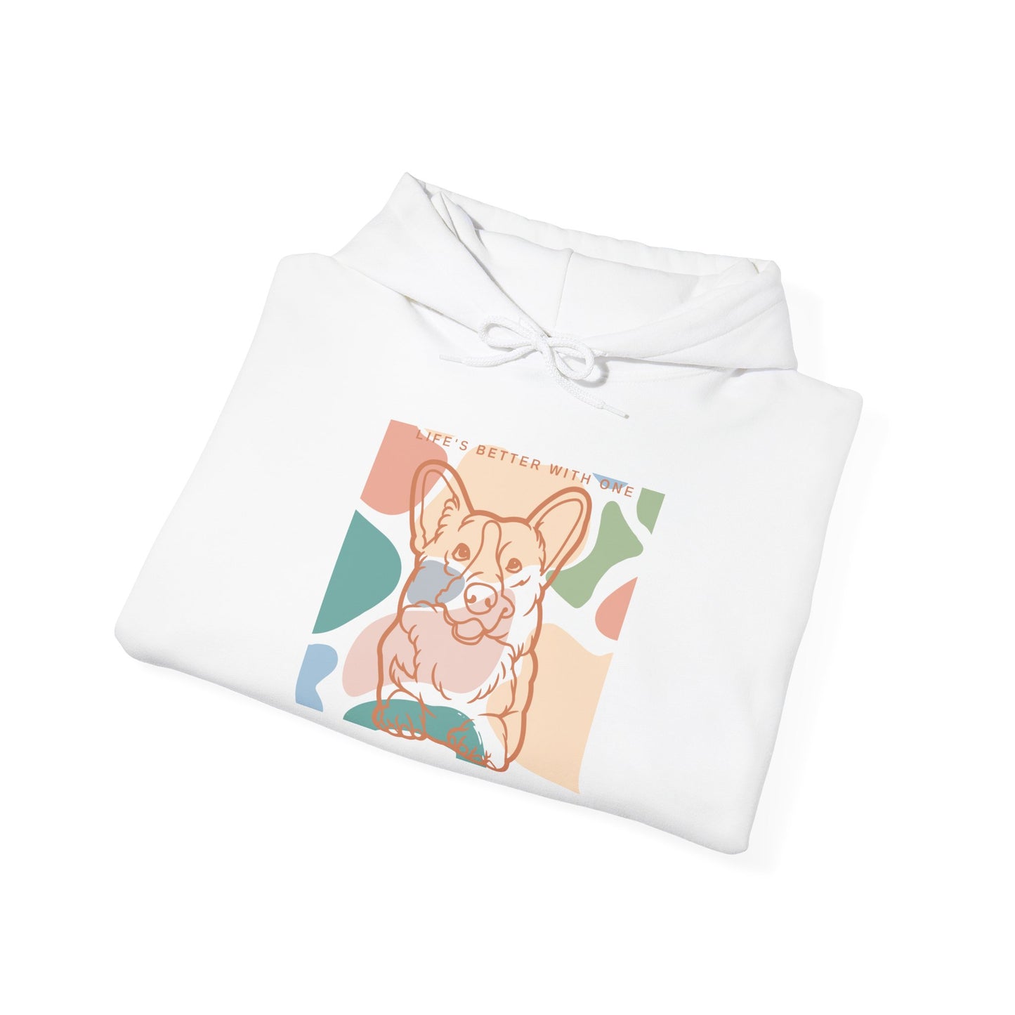 Cute Corgi Unisex Heavy Blend™ Hooded Sweatshirt