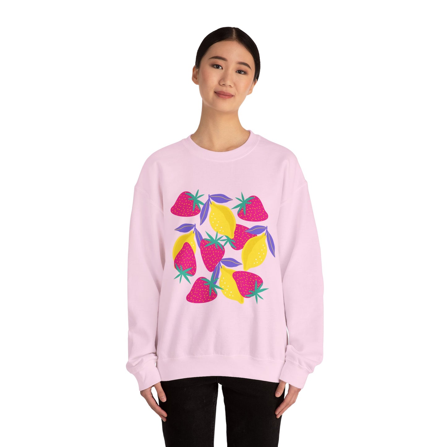 Lemons and Strawberries Unisex Heavy Blend™ Crewneck Sweatshirt