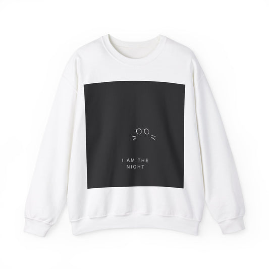 Black Cat Unisex Heavy Blend™ Crewneck Sweatshirt EU