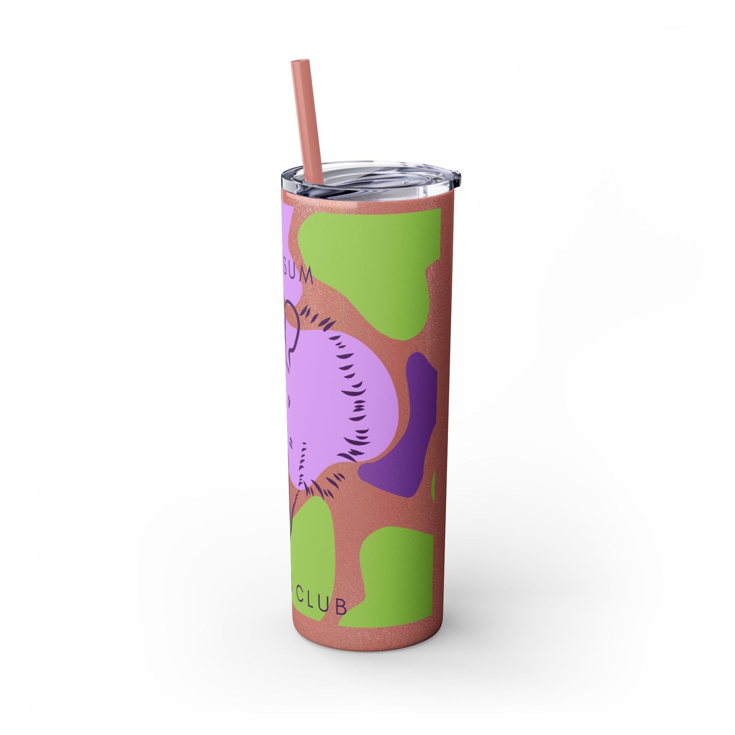 Opossum Club Tumbler with Straw, 20oz