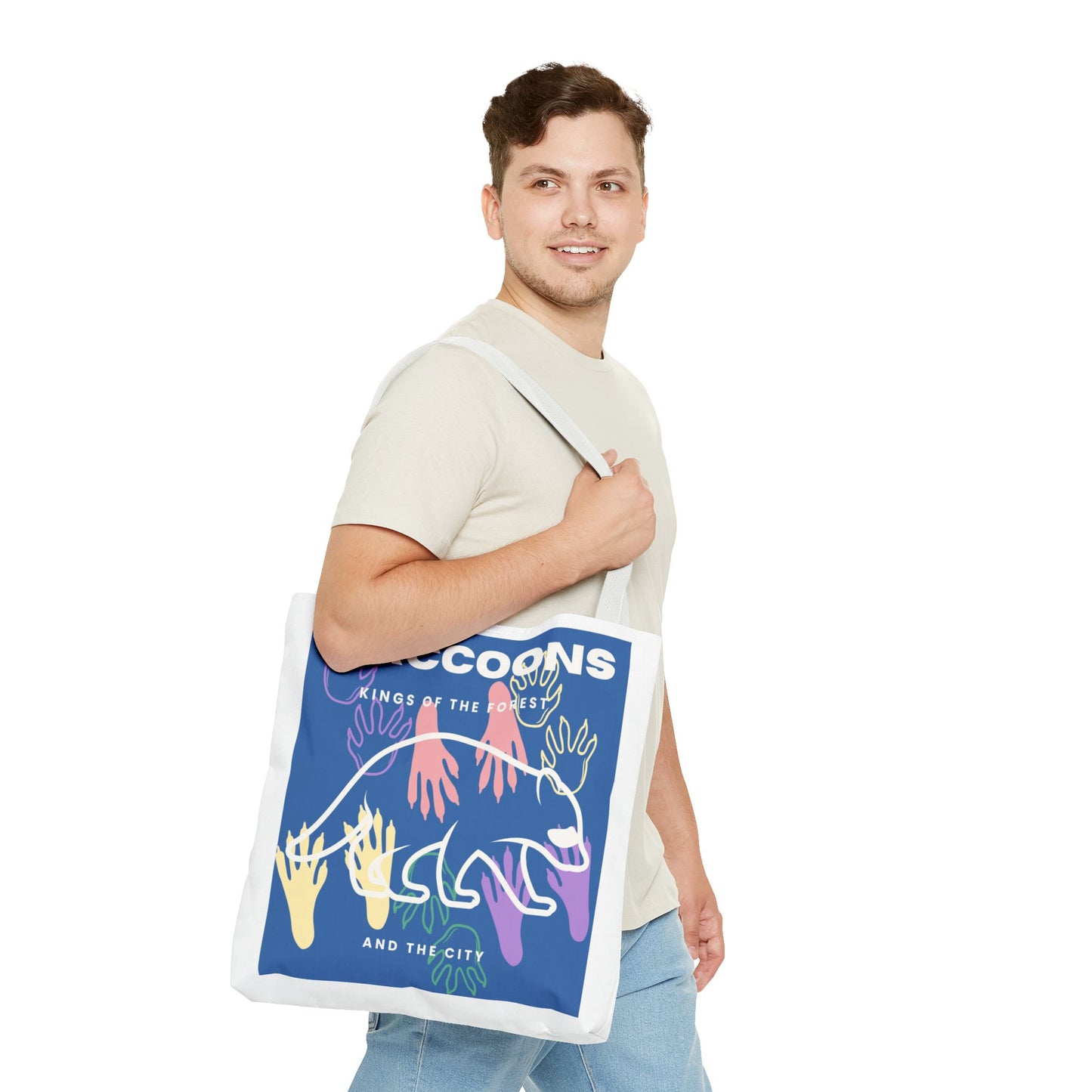 Kings of City Forest Raccoons Tote Bag