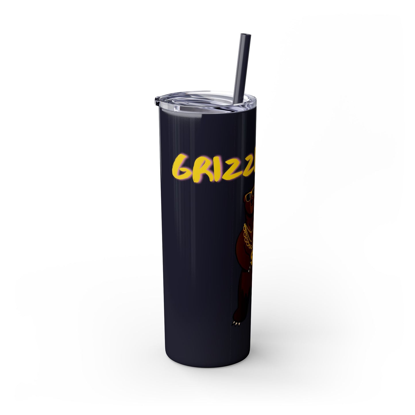 Grizzly Rizz Bear Tumbler with Straw, 20oz