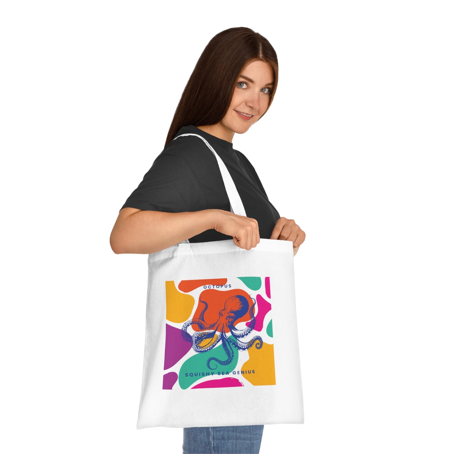 Squishy Sea Genius Octopus Tote Bag EU