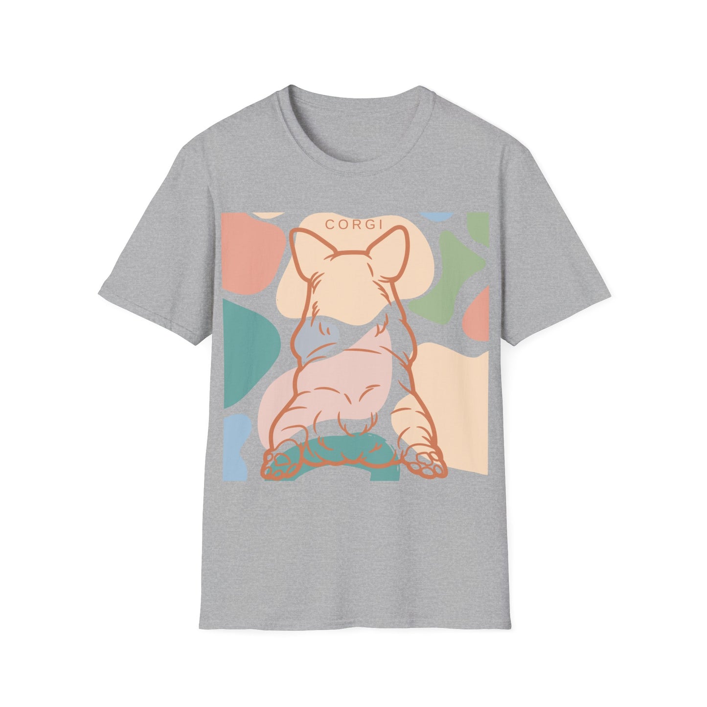 Cute Corgi Rump Unisex Softstyle T-Shirt