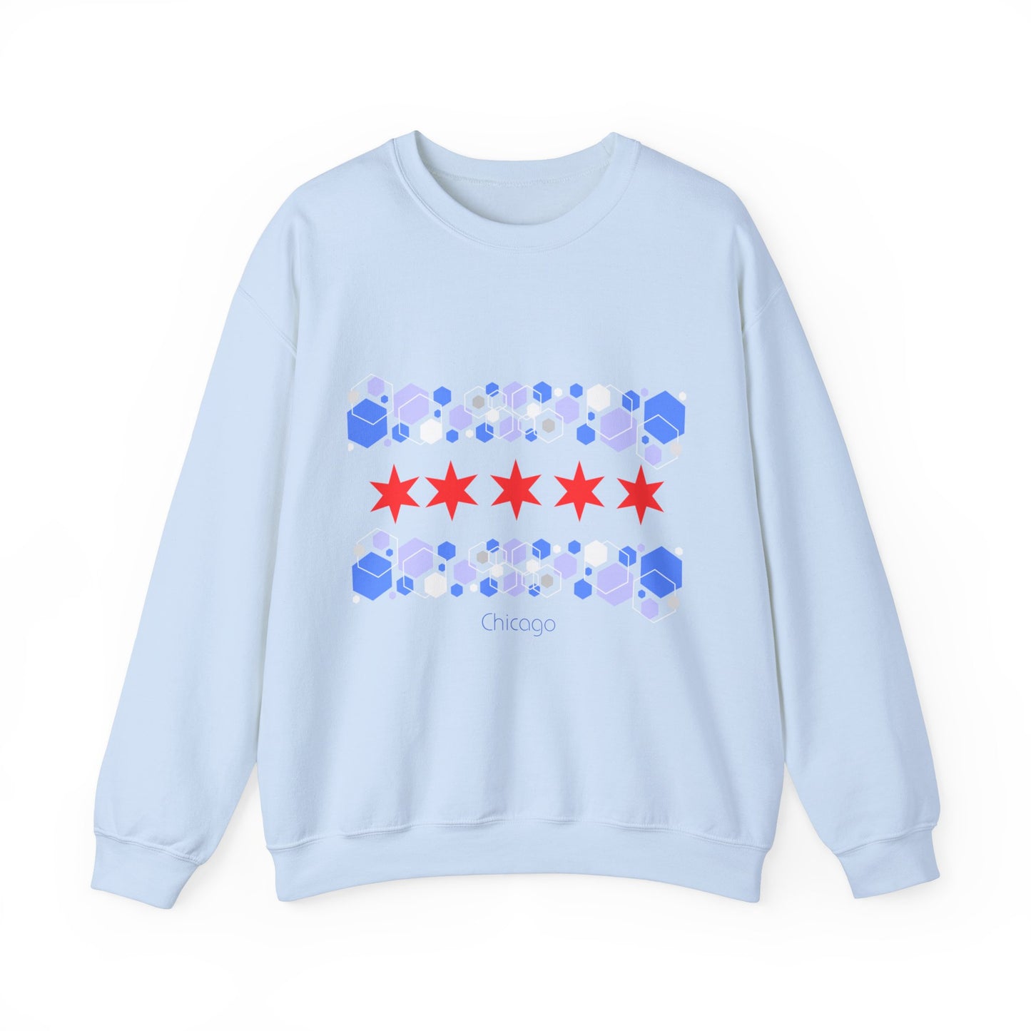 Modern Chicago Unisex Heavy Blend™ Crewneck Sweatshirt EU