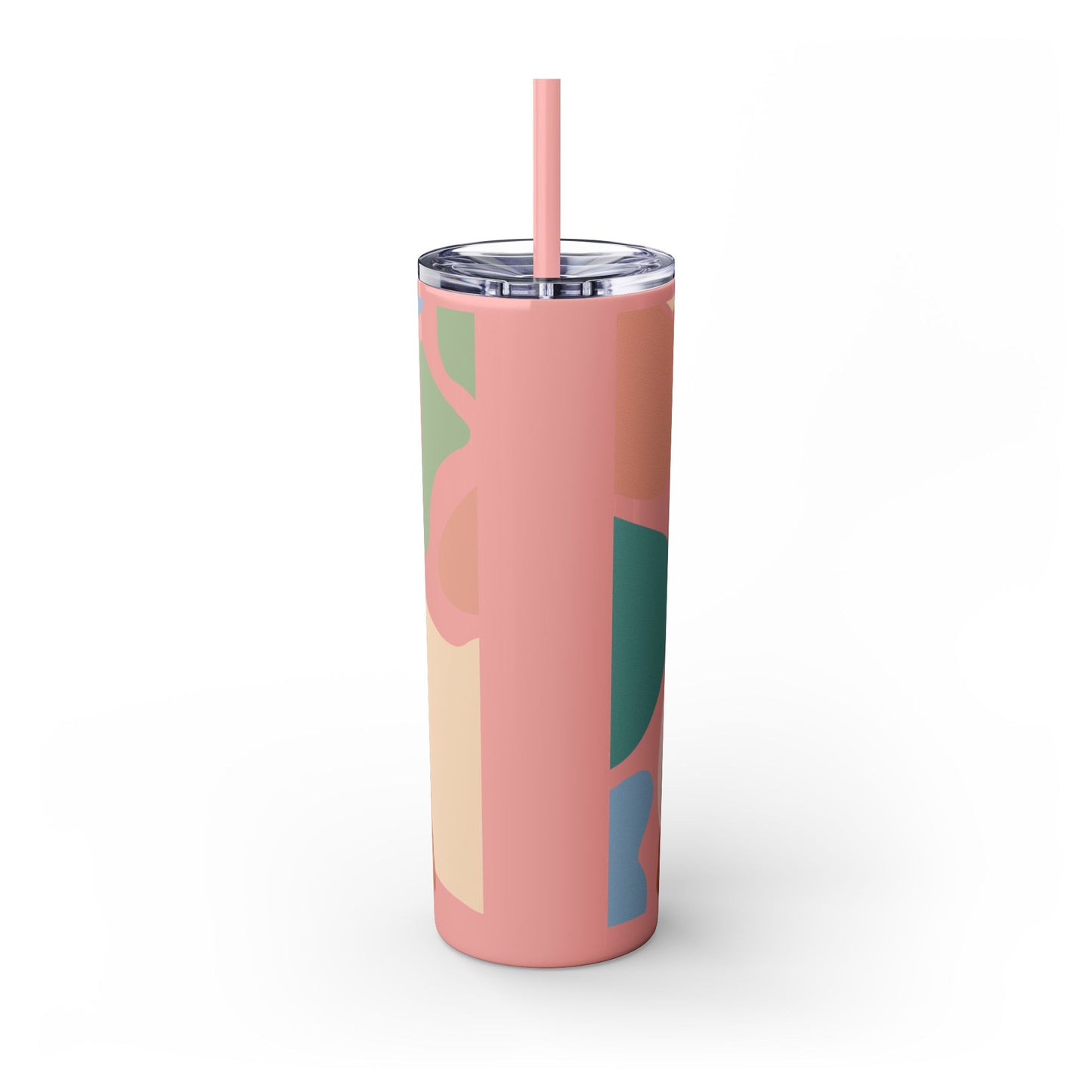 Cute Corgi Rump Skinny Tumbler with Straw, 20oz