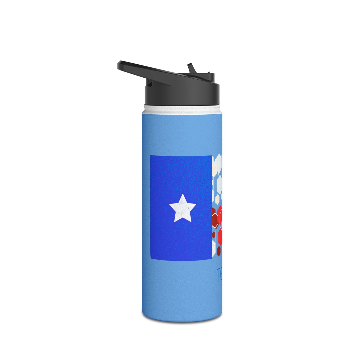 Modern Texas Stainless Steel Water Bottle, Standard Lid