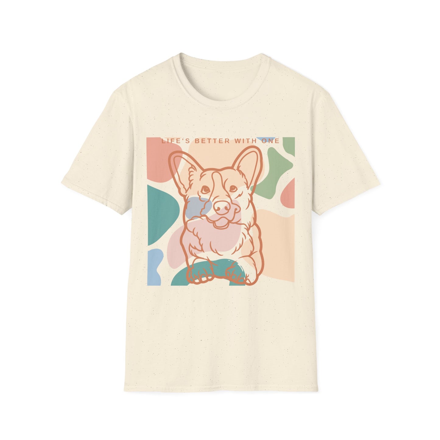 Cute Corgi Unisex Softstyle T-Shirt