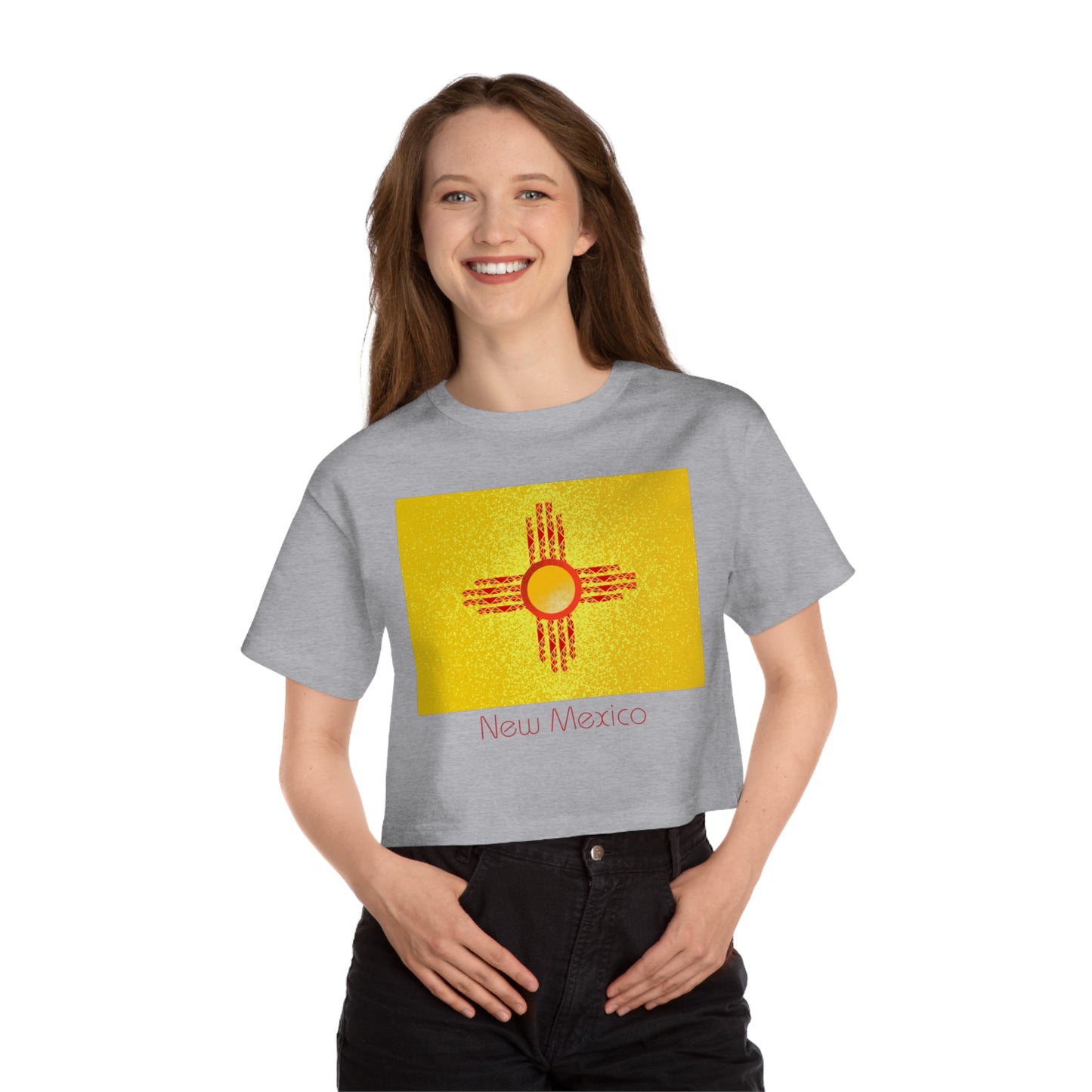 Modern New Mexico Champion Women's Heritage Cropped T-Shirt