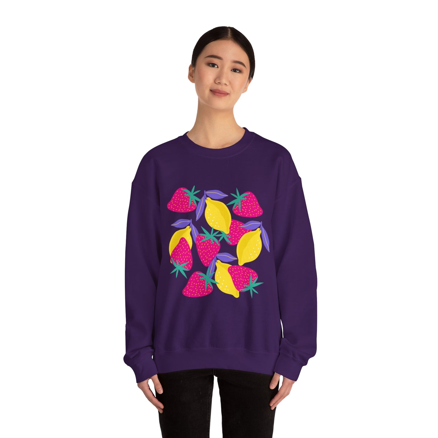 Lemons and Strawberries Unisex Heavy Blend™ Crewneck Sweatshirt