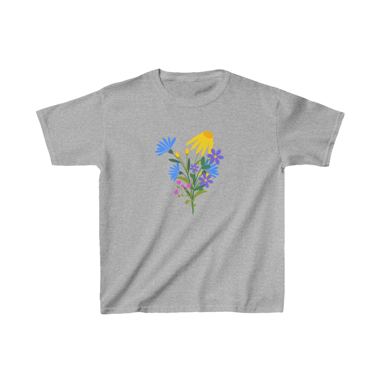 Spring Flowers Kids Heavy Cotton™ Tee