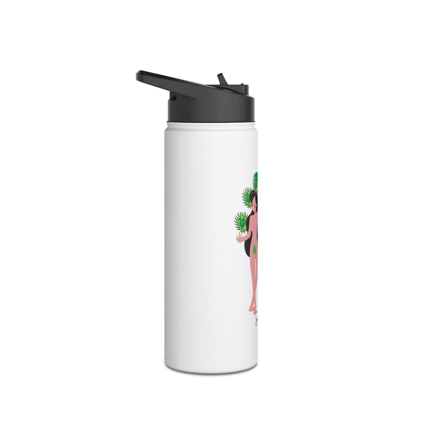 Eve She Ate Stainless Steel Water Bottle, Standard Lid