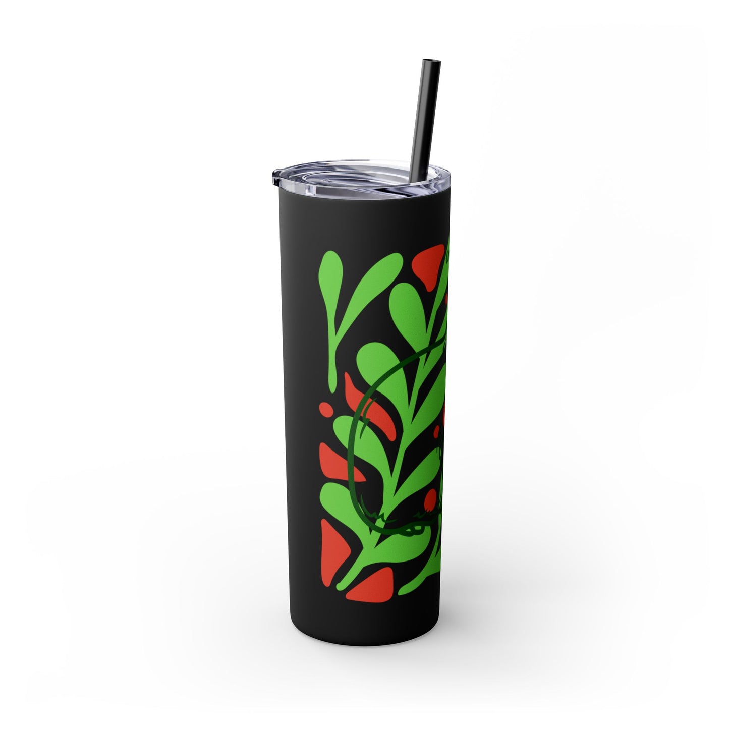 Capybara Skinny Tumbler with Straw, 20oz